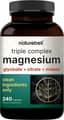 Naturebell, Triple Complex Magnesium Glycinate, Citrate & Malate, 300 mg Elemental, 240 Capsules харагдац 1