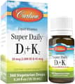 Super Daily D3+k2 50 MCG (2,000 Iu) & 45 MCG 360 Vegetarian Drops 0.34 Fl Oz (10.16 Ml) харагдац 2