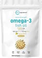 Micro Ingredients, Omega-3 Fish Oil, Lemon Flavor, 1,000 mg, 300 Softgels харагдац 1