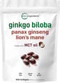 Micro Ingredients, Ginkgo Biloba Panax Ginseng Lion's Mane, 400 Softgels харагдац 1
