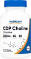 Nutricost, CDP Choline Citicoline, 300 mg, 60 Vegetarian Capsules харагдац 1