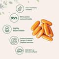 Turmeric Curcumin Ginger & Black Pepper Extract Made With Mct Oil Highly Bioavailable 300 Softgels Dietary Supplement харагдац 3