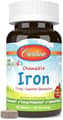 Carlson, Kid's Chewable Iron, Natural Strawberry Flavor, 15 mg, 60 Tablets харагдац 4