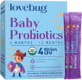 Lovebug, Baby Probiotics, 6-12 Months, 4 Billion CFU, 60 Stick Packs харагдац 3