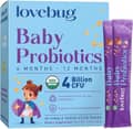 Lovebug, Baby Probiotics, 6-12 Months, 4 Billion CFU, 60 Stick Packs харагдац 4