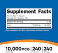 Nutricost, Biotin (Vitamin B7), 10,000 mcg, 240 Capsules харагдац 2