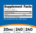Nutricost Melatonin Capsules 20mg, 240 Capsules харагдац 2