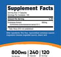 Nutricost, Echinacea, 800 mg, 240 Capsules харагдац 2