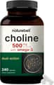 Naturebell choline with omega-3 500 mg, 240 Capsules харагдац 1