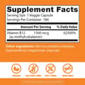 Doctor S Best Vitamin B12 Methylcobalamin 1500 mcg, Vegan, Gluten Free, Non GMO, 180 Veg Capsules 1500 mcg 180 Veg Capsules харагдац 2