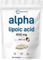 Micro Ingredients Alpha Lipoic Acid 600mg with MCT Oil, 300 Softgels 600mg 300 Softgels харагдац 1
