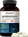 Naturebell Probiotic 200 Billion CFU - 40 Strains | 240 Veggie Capsules 200 Billion CFU 240 Veggie Capsules харагдац 1