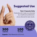 Micro Ingredients, Triple Magnesium Complex, 400 mg, 300 Capsules харагдац 5
