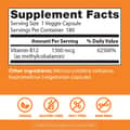 Doctor's Best Fully Active B12 Veggie Caps 1500 mcg, 180 capsules харагдац 4