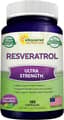 100% Natural Resveratrol - 1000mg Per Serving Max Strength (180 Capsules) Antioxidant Supplement, Trans-Resveratrol Pills for Heart Health & Pure, Polyphenols харагдац 2