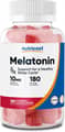 Nutricost Melatonin Gummies Strawberry Flavored Gummies 10mg, 180 Count харагдац 1