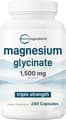 Micro Ingredients, Magnesium Glycinate, 1,500 mg per Serving, 240 Capsules харагдац 2