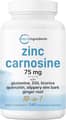 Micro Ingredients zinc carnosine 75 mg, 10-in-1 240 Capsules харагдац 2