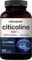 Naturebell, Citicoline with Tyrosine, 500 mg Citicoline, 50 mg Tyrosine, 120 Capsules харагдац 2