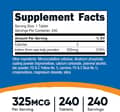 Nutricost, Iodine from Sea Kelp, 325 mcg, 240 Tablets харагдац 6