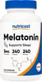 Nutricost, Melatonin, 5 mg, 240 Capsules харагдац 1