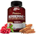 NutriFlair, Berberine HCL Plus Ceylon Cinnamon, 1,200 mg, 120 Capsules харагдац 2