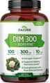 DIM 300 mg Per Capsule, 100 Count, Plus 10 mg BioPerine, Estrogen Balance, Hormonal Acne, Menopause Support, Hormonal Balance, Diindolylmethane, Vegan, All-Natural, Non-GMO харагдац 2