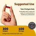 Micro Ingredients, Cold Pressed Virgin Pumpkin Seed Oil & Saw Palmetto, 3,000 mg, 300 Softgels харагдац 8