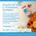 Pepzin Gi Zinc-L-Carnosine Complex 120 Veggie Caps харагдац 2