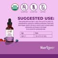 Organic Kids Elderberry Liquid Drops Herbals Blueberry + Raspberry 1 Fl Oz (30 Ml) харагдац 3