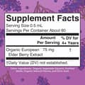 Organic Kids Elderberry Liquid Drops Herbals Blueberry + Raspberry 1 Fl Oz (30 Ml) харагдац 2