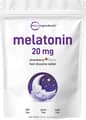Micro Ingredients, Melatonin, Strawberry Flavor, 20 mg, 400 Tablets харагдац 1