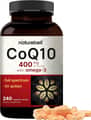 Naturebell, CoQ10 with Omega-3, 400 mg CoQ10 & 100 mg Omega-3, 240 Capsules харагдац 1