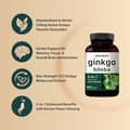 Naturebell, Ginkgo Biloba & Panax Ginseng, 6,000 mg Ginkgo Biloba & 500 mg Panax Ginseng, 300 Capsules харагдац 3