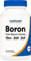 Nutricost, Melatonin, 10 mg, 240 Vegetarian Capsules харагдац 1