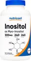 Inositol As Myo-Inositol 500mg 240 Capsules харагдац 1
