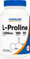 Nutricost, L-Proline, 1,000 mg, 180 Capsules харагдац 1