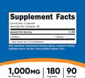 Nutricost, L-Proline, 1,000 mg, 180 Capsules харагдац 2