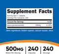 Niacinamide Vitamin B3 500mg 240 Capsules 240 Servings харагдац 5