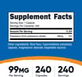 Nutricost, Potassium, from Potassium Citrate, 99 mg, 240 Capsules харагдац 3