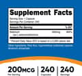 Selenium 200mcg 240 Capsules 240 Servings Dietary Supplement харагдац 2