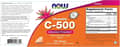 NOW Foods, Chewable C-500, Orange Flavor, 500 mg, 100 Chewable Tablets харагдац 2