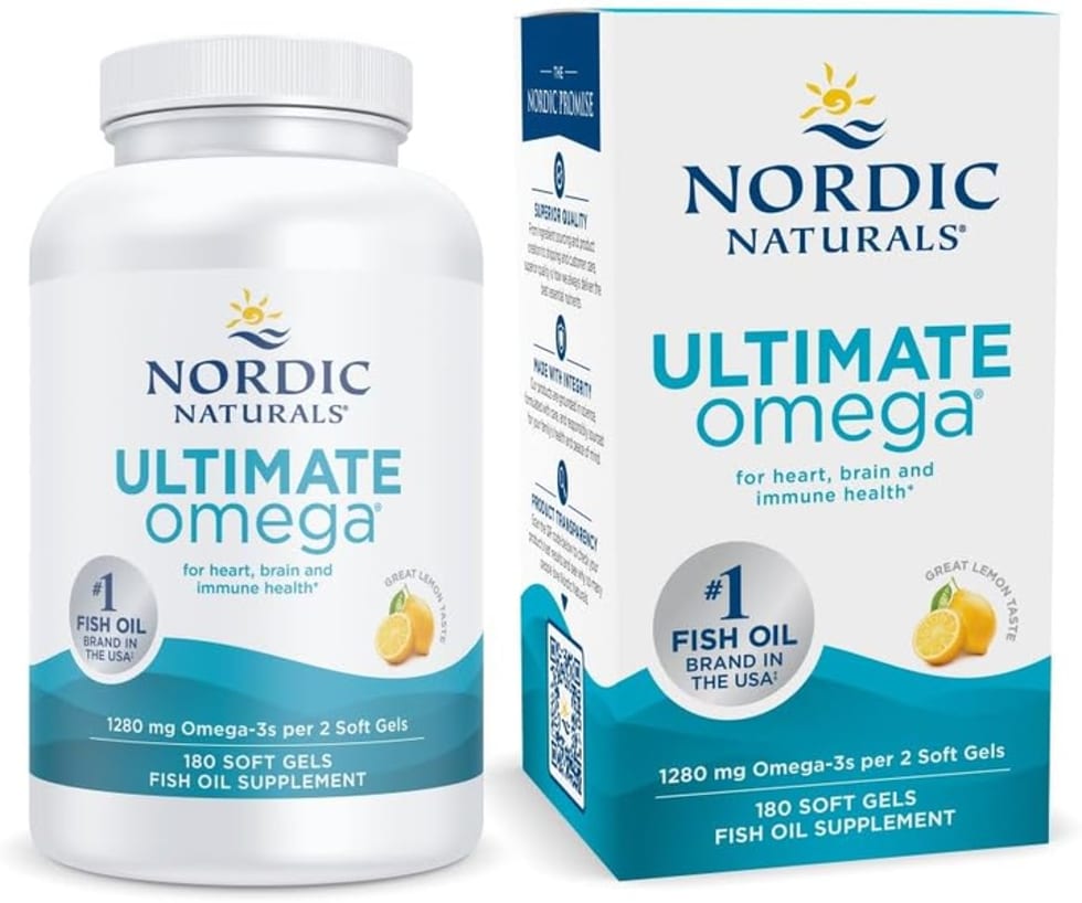 Nordic Naturals, Ultimate Omega, 180 Soft Gels (640 mg per Softgel)
