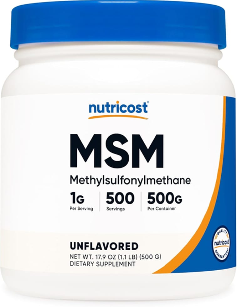 Msm Methylsulfonylmethane 1g 500g Unflavored Powder