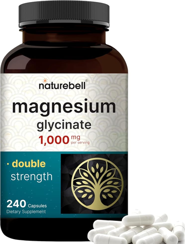 Naturebell, Magnesium Glycinate, 1,000 mg, 240 Capsules