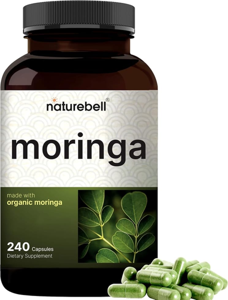 Naturebell, Moringa, 800 mg, 240 Capsules