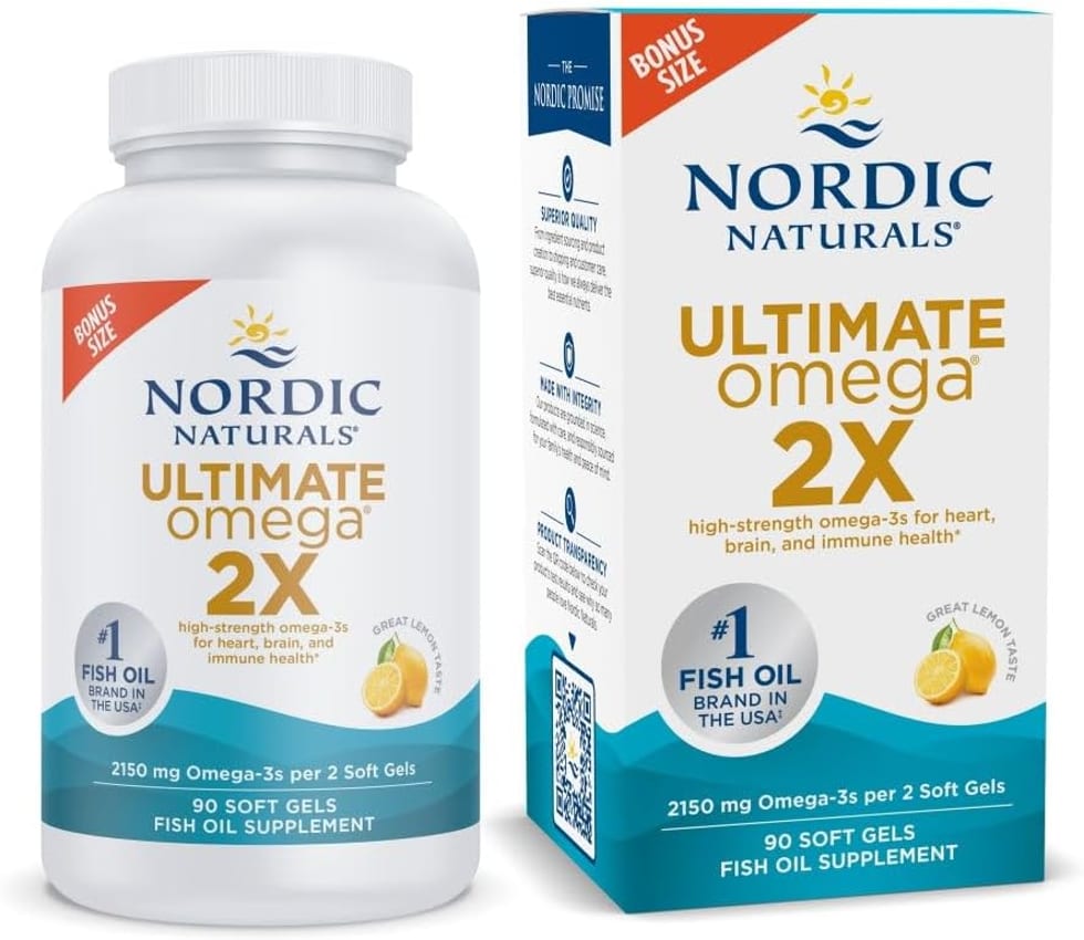 Nordic Naturals ULTIMATE omega 2X 90 softgels