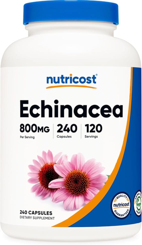 Nutricost, Echinacea, 800 mg, 240 Capsules