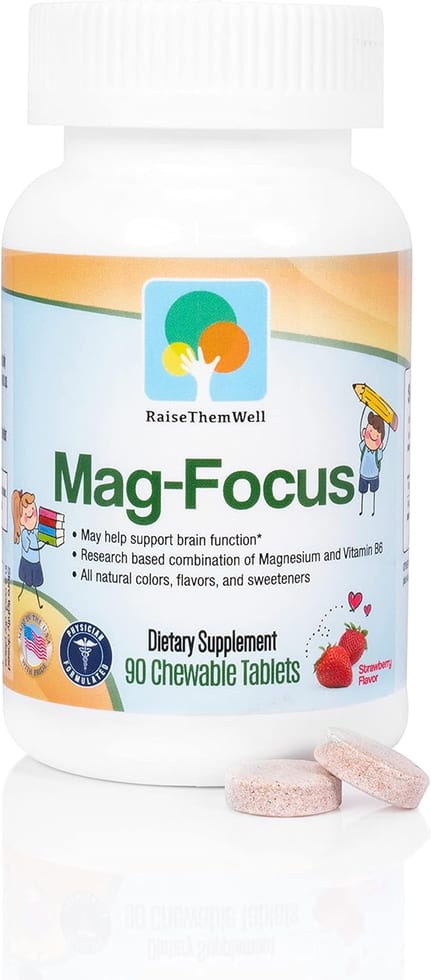 Raise Them Well Mag-Focus Chewable Tablets 90 Chewable Tablets