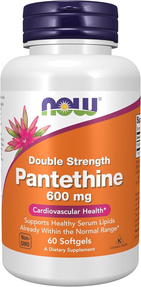 NOW Foods Pantethine 300 mg 60 Softgels
